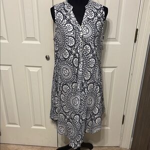 Seven Islands Printed Sleeveless Dress